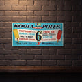 KOOLA POLES 810 X 380 MM METAL SIGN