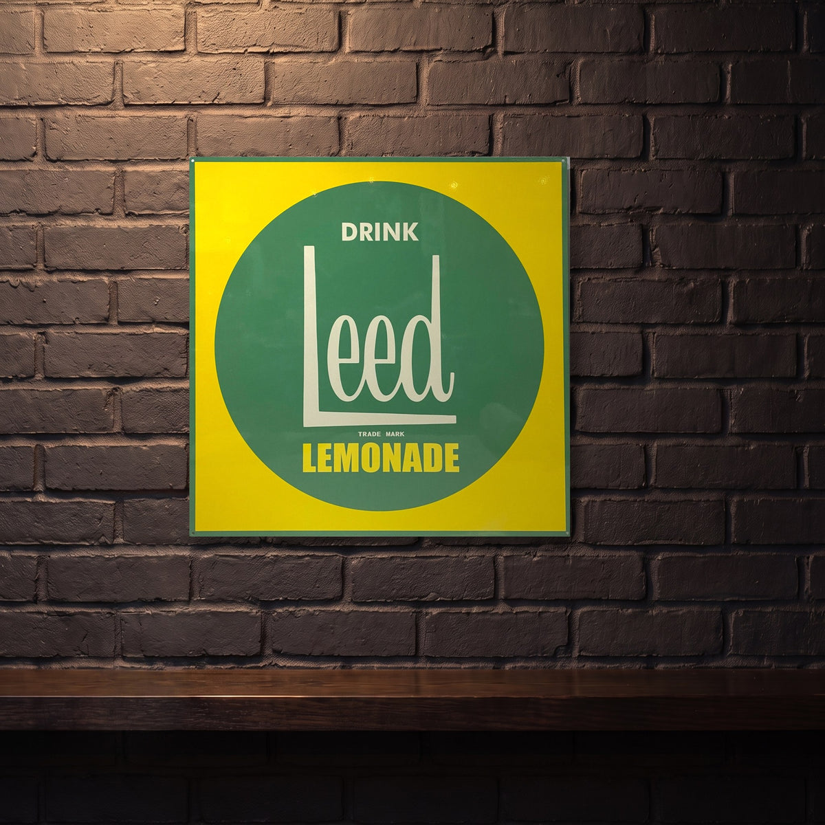 LEED LEMONADE 600 MM X 600 MM METAL SIGN