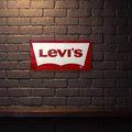 LEVI'S LOGO 600 X 300 METAL SIGN