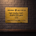 MAD MAX HIGHWAY 9 MAIN FORCE PATROL 810 X 555 MM METAL SIGN