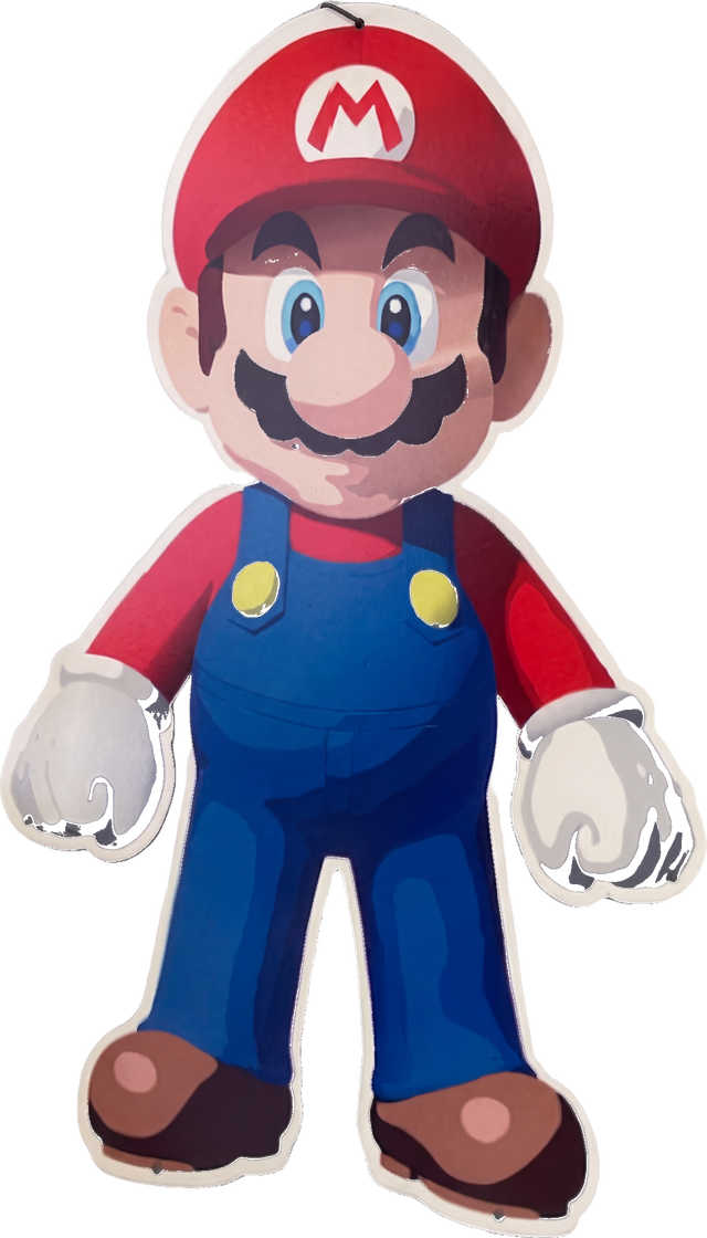 Super Mario Retro Metal Sign - 400 x 600mm