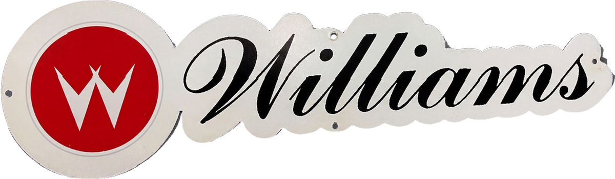Williams Pinball Retro Metal Sign - 650 x 160mm