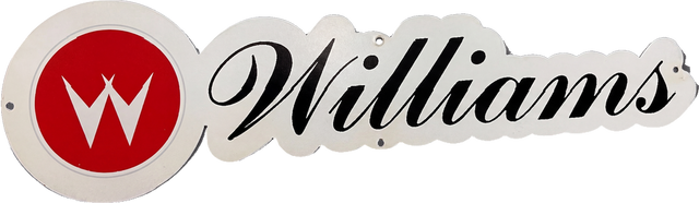 Williams Pinball Retro Metal Sign - 650 x 160mm