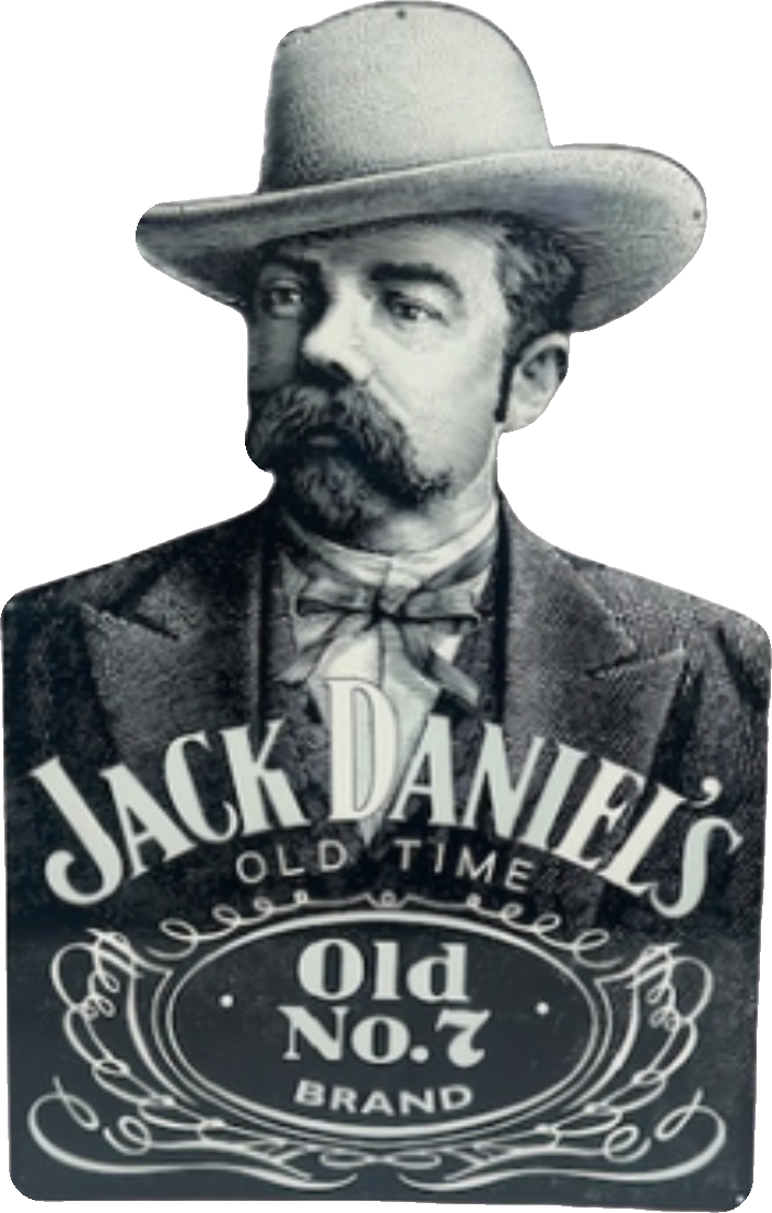 Jack Daniel's Old No. 7 Portrait Retro Metal Sign