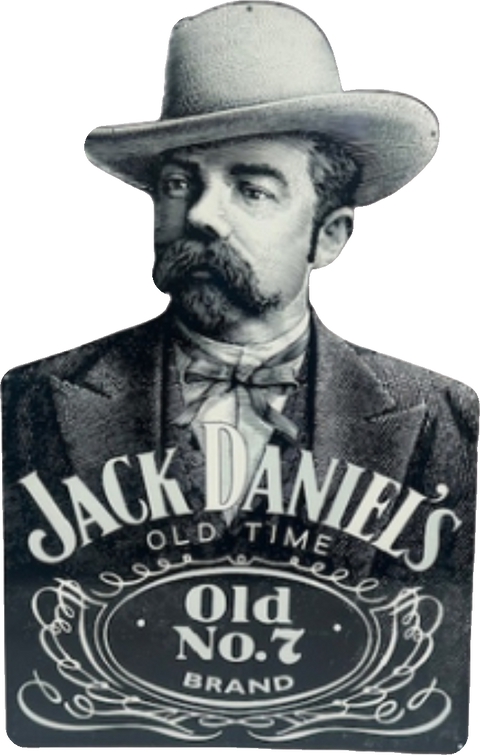 Jack Daniel's Old No. 7 Portrait Retro Metal Sign