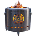 Melbourne Bitter stainless steel dual-skin fire pit - licensed cut-out panel