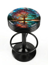 Cosmic Tree Bar Stool, Black Base - KC Design