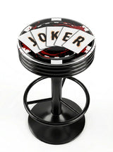Joker Card Joker Bar Stool, Black Base - KC Design