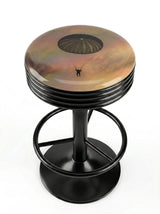 Lest We Forget Bar Stool, Black Base - KC Design