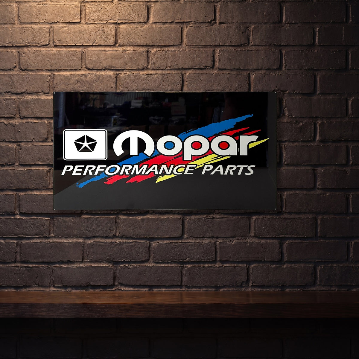 MOPAR PERFORMANCE PARTS 3 810 X 380 MM METAL SIGN