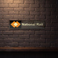 NATIONAL RAIL 800 MM X 200 MM METAL SIGN