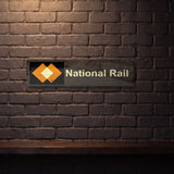 NATIONAL RAIL 800 MM X 200 MM METAL SIGN