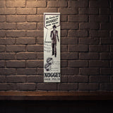 NUGGET SHOE POLISH 800 X 200 MM METAL SIGN