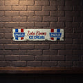 PAUL'S ICE CREAM 800 X 200 MM METAL SIGN