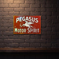 PEGASUS MOTOR SPIRIT 600 X 400 MM METAL SIGN