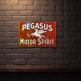 PEGASUS MOTOR SPIRIT 600 X 400 MM METAL SIGN