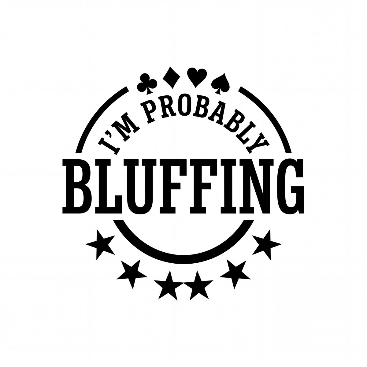 Bluffing design flat - the printed seat artwork