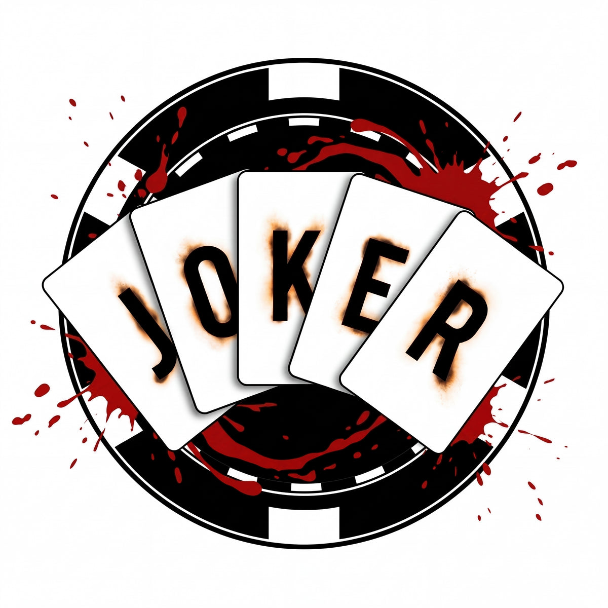 Joker Card Bar Stool seat design flat - KC Design