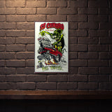RAT FINK SS CAMARO FULL THROTTLE 600 MM X 400 MM METAL SIGN