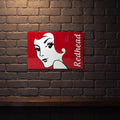 REDHEAD MATCHES 600 MM X 400 MM METAL SIGN