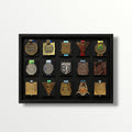 Jiu-Jitsu Medal Display Frame | 15x slots