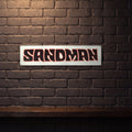 HOLDEN SANDMAN BROWN ORANGE 800 X 200 MM METAL SIGN