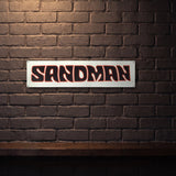HOLDEN SANDMAN BROWN ORANGE 800 X 200 MM METAL SIGN