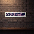 HOLDEN SANDMAN DARK BLUE RED 800 X 200 MM METAL SIGN