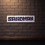 HOLDEN SANDMAN DARK BLUE RED 800 X 200 MM METAL SIGN