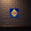 SMITHS CHIPS 380 MM X 380 MM METAL SIGN