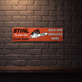 STIHL CHAINSAWS 800 X 200 MM METAL SIGN