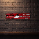 STIHL CHAINSAWS DISTRESSED 800 X 200 MM METAL SIGN