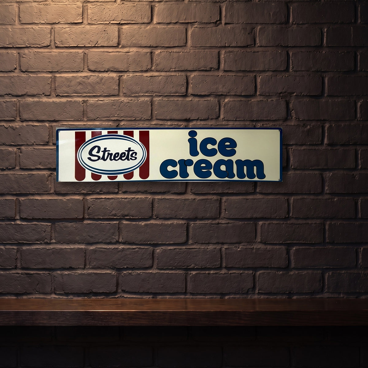 STREETS ICE CREAM 800 X 200 MM METAL SIGN