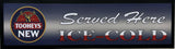 Tooheys "Served Here Ice Cold" Premium Rubber-Backed Bar Mat Runner - image 1