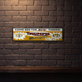 TRIUMPH MOTORCYCLES 800 X 200 MM METAL SIGN