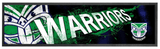NZ Warriors NRL Premium Rubber-Backed Bar Mat Runner - image 1