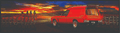 Sandman Sunset Premium Rubber-Backed Bar Mat Runner