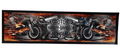 Harley Davidson Motor Company Premium Rubber-Backed Bar Mat Runner - KING CAVE