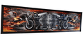 Harley Davidson Motor Company Premium Rubber-Backed Bar Mat Runner - KING CAVE