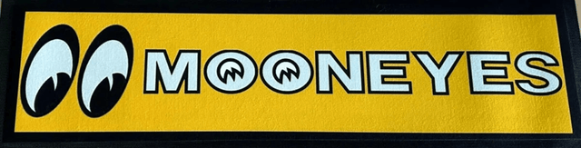 Mooneyes Premium Rubber-Backed Bar Mat Runner