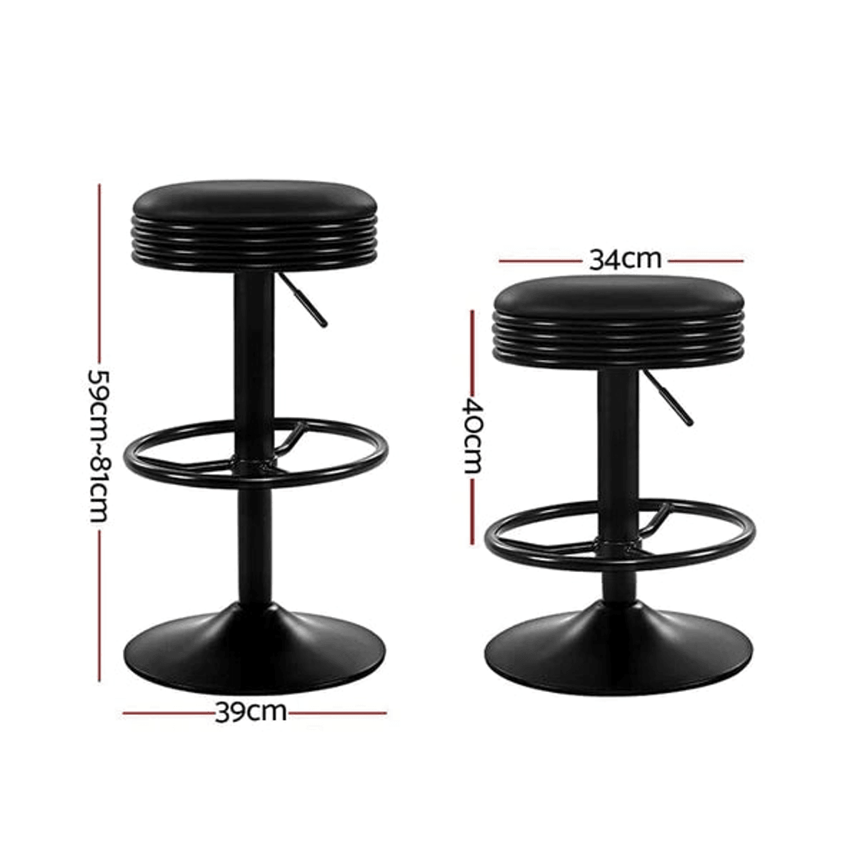 Kenworth Truck Retro Gas-Lift Bar Stool - KING CAVE