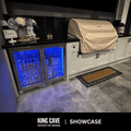 Rhino ENV2H-SS bar fridge - angle view