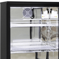 Rhino SG1-COMBO bar fridge - glass door detail