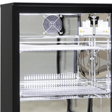 Rhino SG1-COMBO bar fridge - glass door detail