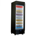 HUS-SC372B — Schmick HUS-SC372B bar fridge - glass door detail