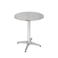 Custom Branded Bar Table — Chrome
