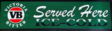 VB Victoria Bitter "Served Here Ice Cold" Premium Rubber-Backed Bar Mat Runner - image 1