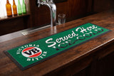VB Victoria Bitter "Served Here Ice Cold" Premium Rubber-Backed Bar Mat Runner on a bar top