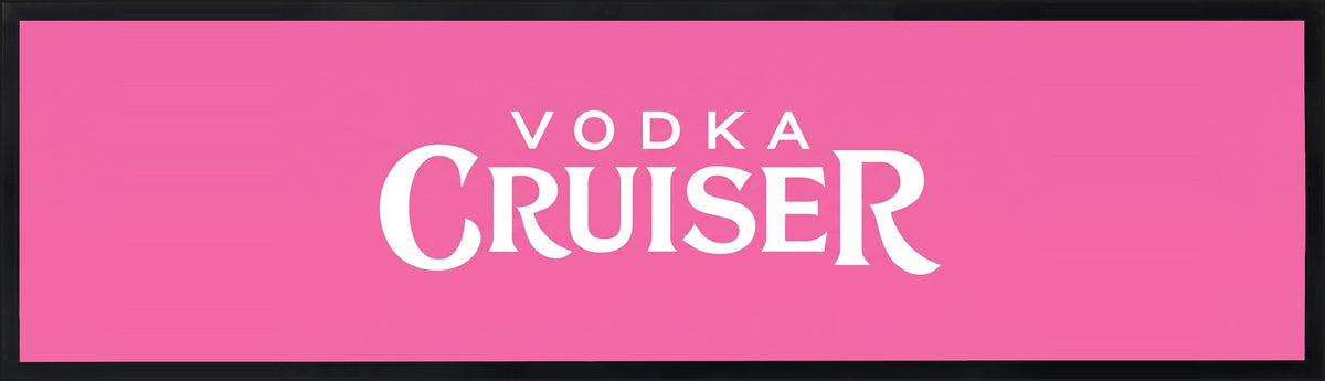 Vodka Cruiser Premium Rubber-Backed Bar Mat Runner