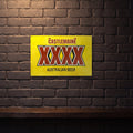 XXXX BEER CASTLEMAINE 600 X 400 MM METAL SIGN